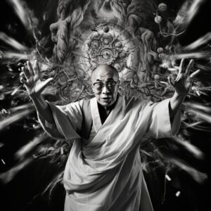 Dalai Lama collapsing time and space