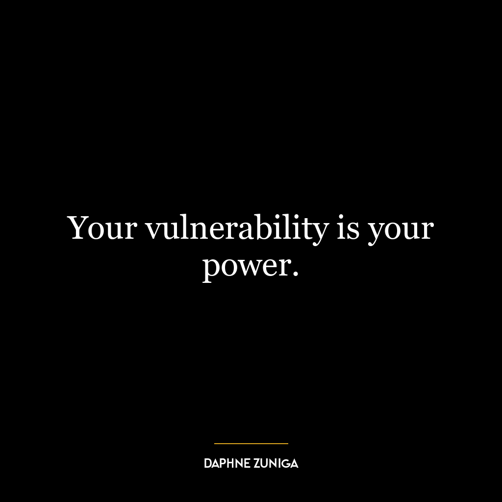 Your vulnerability is your power.