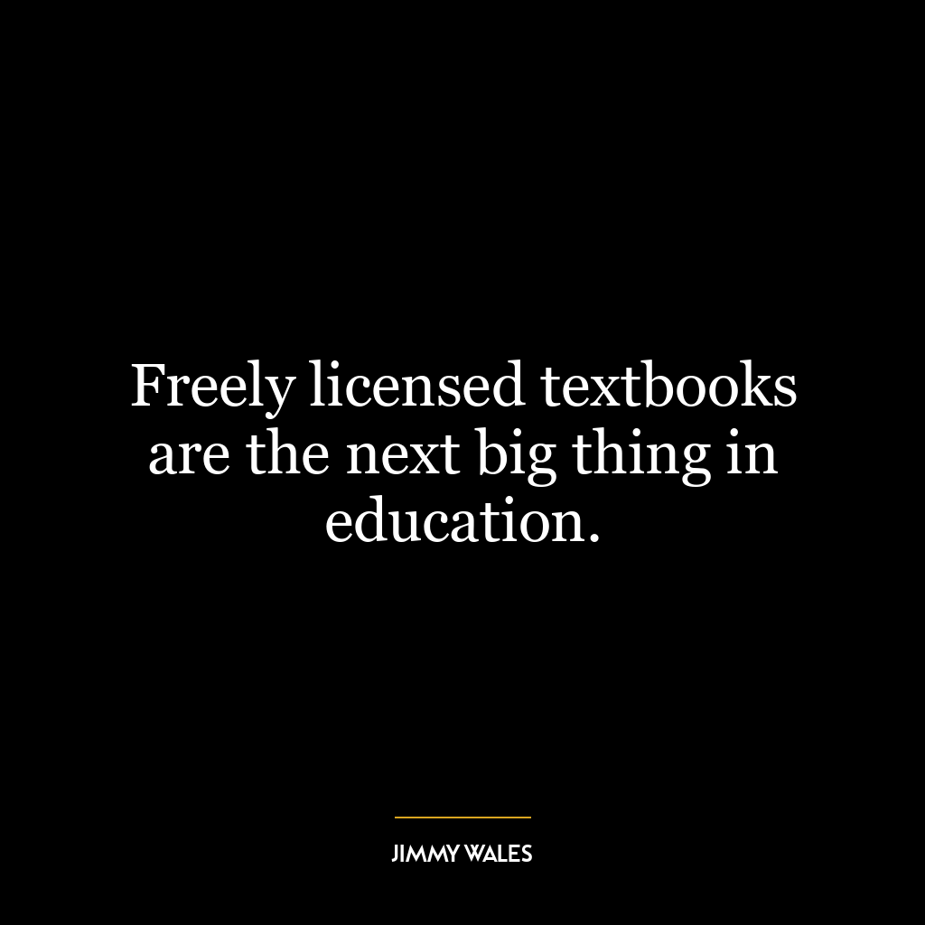 Freely licensed textbooks are the next big thing in education.