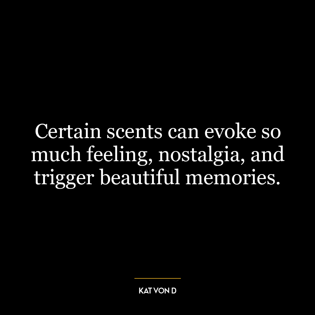 Certain scents can evoke so much feeling, nostalgia, and trigger beautiful memories.